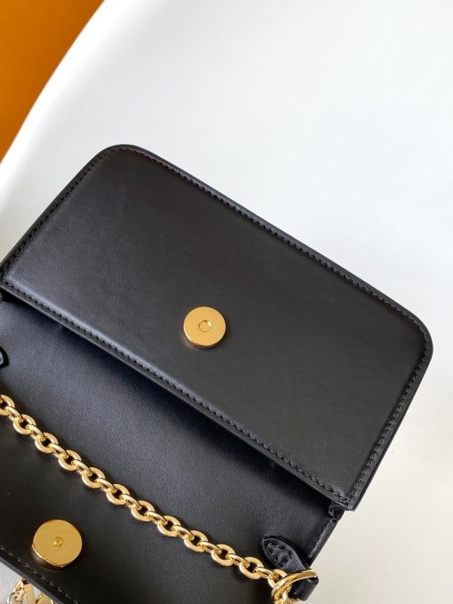 Louis Vuitton Wallet On Chain LV Bloom Black M14564 - Image 9