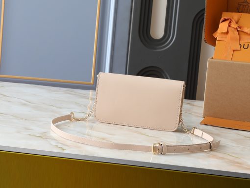 Louis Vuitton Wallet On Chain LV Bloom Sand M14581 - Image 4