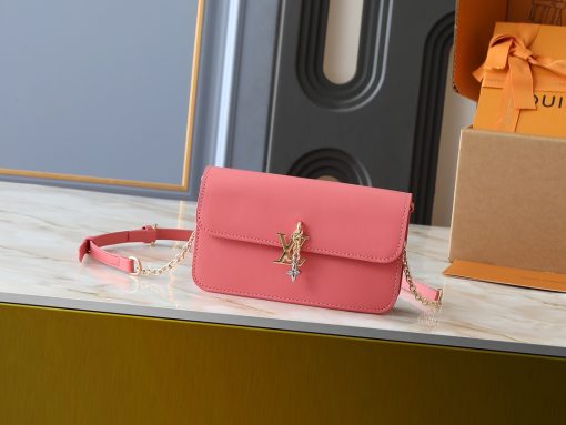 Louis Vuitton Wallet On Chain LV Bloom Sweet Coral M14548 - Image 2