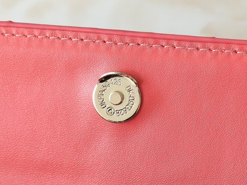 Louis Vuitton Wallet On Chain LV Bloom Sweet Coral M14548 - Image 8