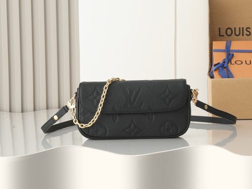 Louis Vuitton Wallet On Chain Ivy Black M82154 - Image 3